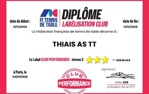 De nouveaux Labels pour le club