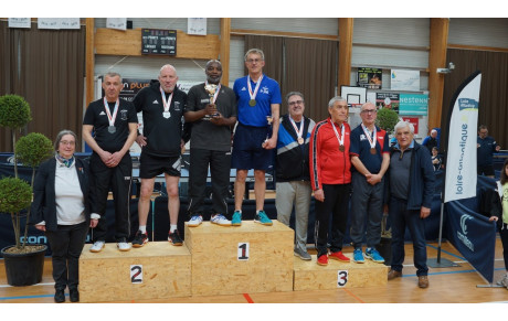 Denis et Gilles, vice champion de france V3 de double